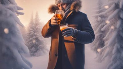 Drinking Alcohol in Extremely Cold Weather