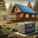 Natural gas generators for off-grid living