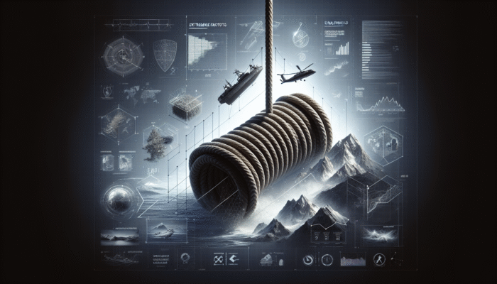 A rugged survival rope symbolizing strength and durability in harsh conditions.