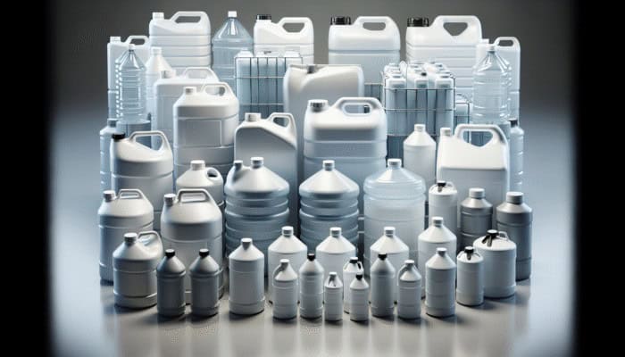 Water Storage Containers: Durable polyethylene water containers in various sizes, from 1-gallon to 55-gallon, for household and emergency use.